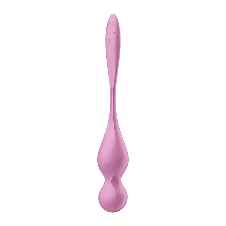 Вагінальні смарт-кульки з вібрацією Satisfyer Love Birds 1 Connect App Pink, 78 г - Master
