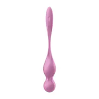 Вагінальні смарт-кульки з вібрацією Satisfyer Love Birds 1 Connect App Pink, 78 г - Master