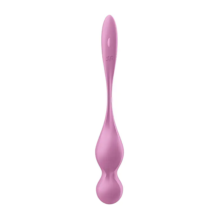 Вагінальні смарт-кульки з вібрацією Satisfyer Love Birds 1 Connect App Pink, 78 г - Master
