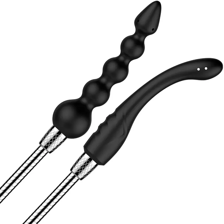 Набір анальних насадок для душу Nexus Advanced Shower Douche Duo Kit – Black, 2 шт - Master