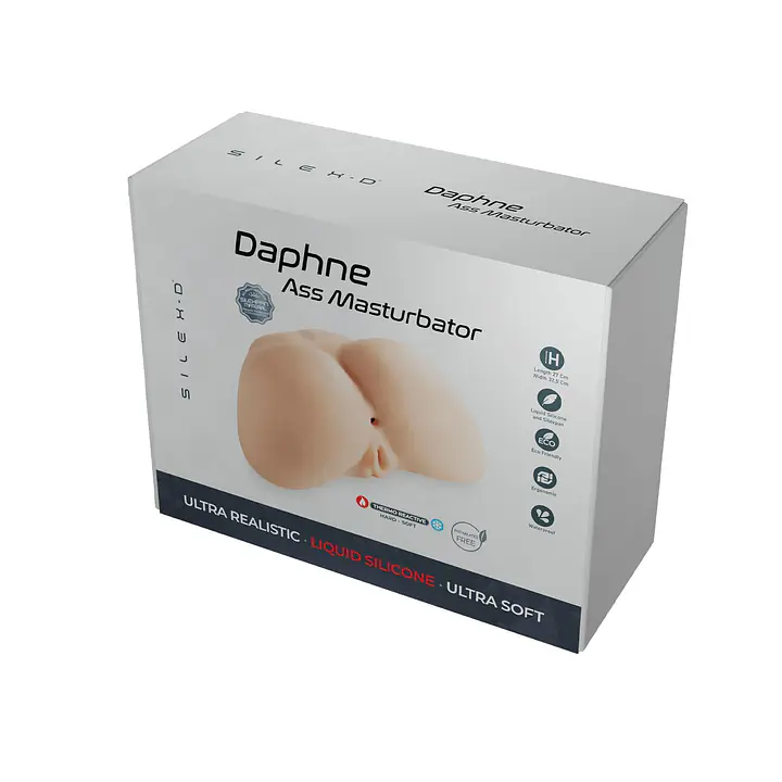 Мастурбатор-попка з двома входами SilexD Daphne Ass Masturbator, суперреалістичний, термореактивний - Master