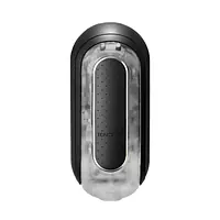 Вібромастурбатор Tenga Flip Zero Electronic Vibration Black, змінна інтенсивність, розкладний - Master