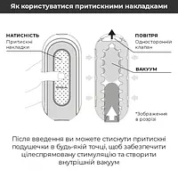 Вібромастурбатор Tenga Flip Zero Electronic Vibration Black, змінна інтенсивність, розкладний - Master