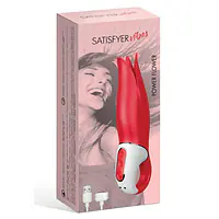 Потужний вібратор Satisfyer Vibes Flower Power з ніжними тремтливими пелюстками, 12 режимів роботи - Master