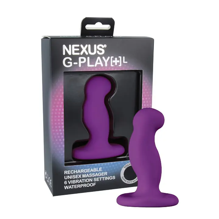 Вібромасажер простати Nexus G-Play Plus L Purple, макс діаметр 3,5 см, перезаряджається - Master