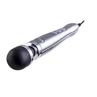 Вібромасажер DOXY Number 3 Silver, дуже потужний, живлення 220В, металевий корпус - Master