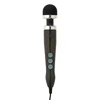 Вібромасажер DOXY Die Cast 3 Disco Black, дуже потужний, живлення 220В, металевий корпус - Master