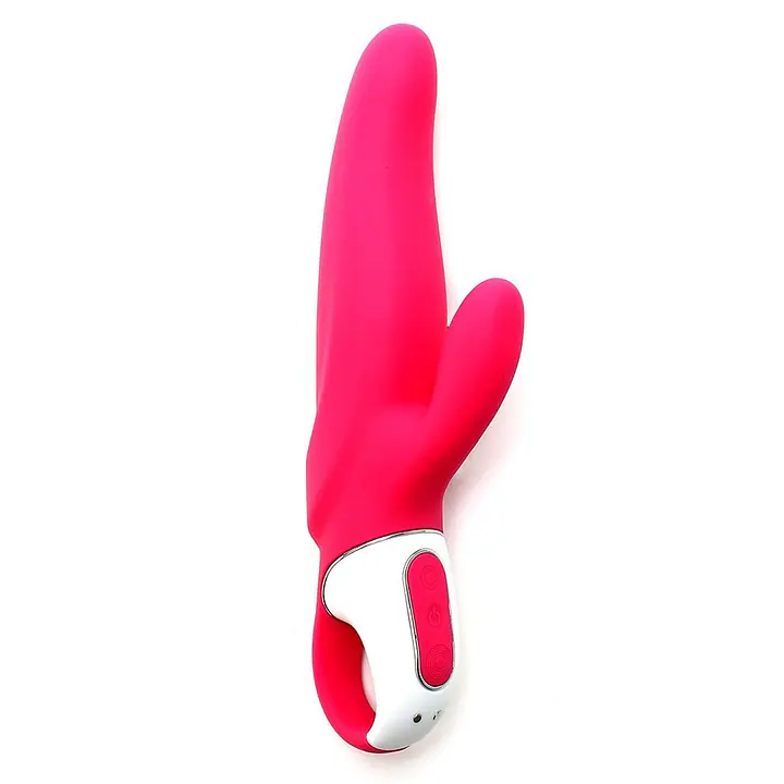 Потужний вібратор-кролик Satisfyer Vibes Mr. Rabbit, два мотори, литий силікон, 12 режимів роботи - Master