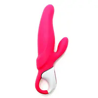 Потужний вібратор-кролик Satisfyer Vibes Mr. Rabbit, два мотори, литий силікон, 12 режимів роботи - Master