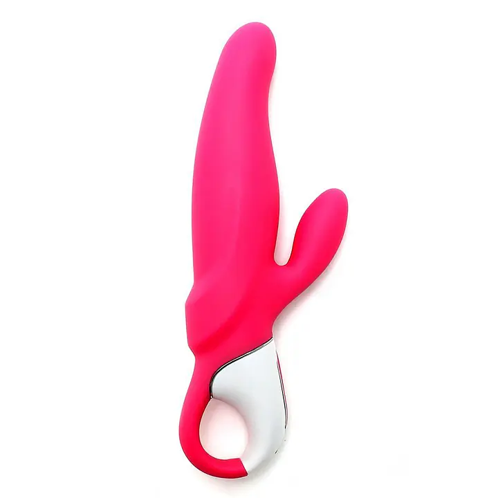 Потужний вібратор-кролик Satisfyer Vibes Mr. Rabbit, два мотори, литий силікон, 12 режимів роботи - Master