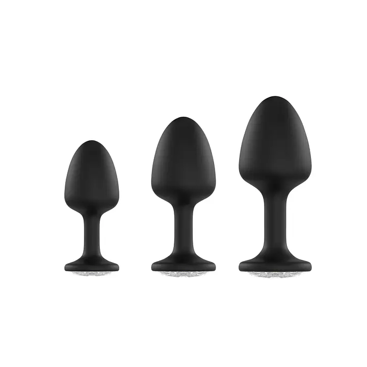 Анальна пробка Dorcel Geisha Plug Diamond L з кулькою всередині, створює вібрації, макс. діаметр 4см - Master