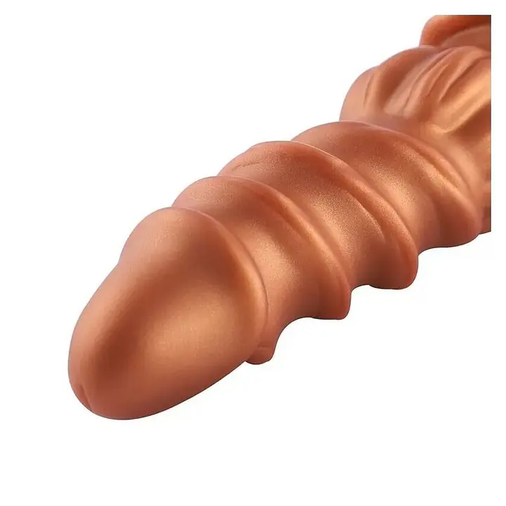 Силіконовий дилдо Hismith Spiral Grain Silicone Dildo Monster Series - Master