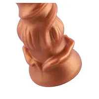 Силіконовий дилдо Hismith Spiral Grain Silicone Dildo Monster Series - Master