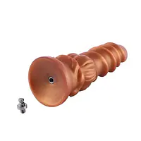 Силіконовий дилдо Hismith Spiral Grain Silicone Dildo Monster Series - Master