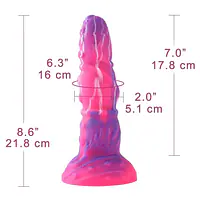 Силіконовий дилдо Hismith Silicone Tentacle Dildo Monster Series - Master