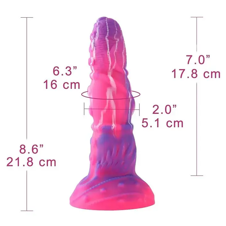 Силіконовий дилдо Hismith Silicone Tentacle Dildo Monster Series - Master