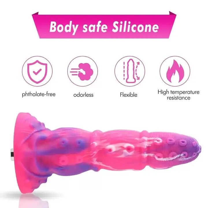 Силіконовий дилдо Hismith Silicone Tentacle Dildo Monster Series - Master