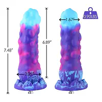 Силіконовий дилдо Hismith 7.48" Silicone Dildo HSA138 Monster Series - Master