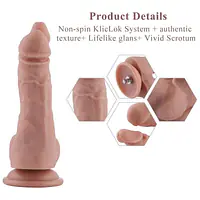 Подвійний фалоімітатор Hismith 9.8" Double Penetrator Silicone Dildo - Master