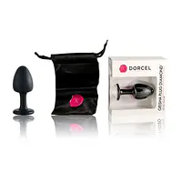 Анальна пробка Dorcel Geisha Plug Diamond XL з кулькою всередині, створює вібрації, макс діаметр 4,5 - Master