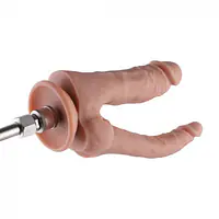 Подвійний фалоімітатор Hismith 9.8" Double Penetrator Silicone Dildo - Master