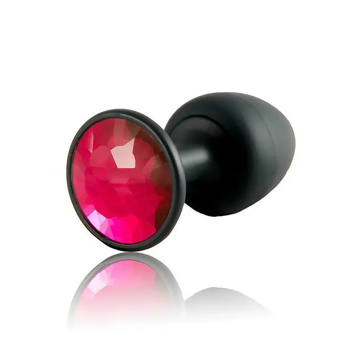 Анальна пробка Dorcel Geisha Plug Ruby XL з кулькою всередині, створює вібрації, макс діаметр 4,5 см - Master
