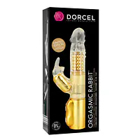 Вібратор-кролик Dorcel Orgasmic Rabbit Gold з перлинним масажем - Master