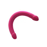 Фалоімітатор двосторонній Dorcel Real Double Do Magenta, діаметр 4 см, довжина 42 см - Master