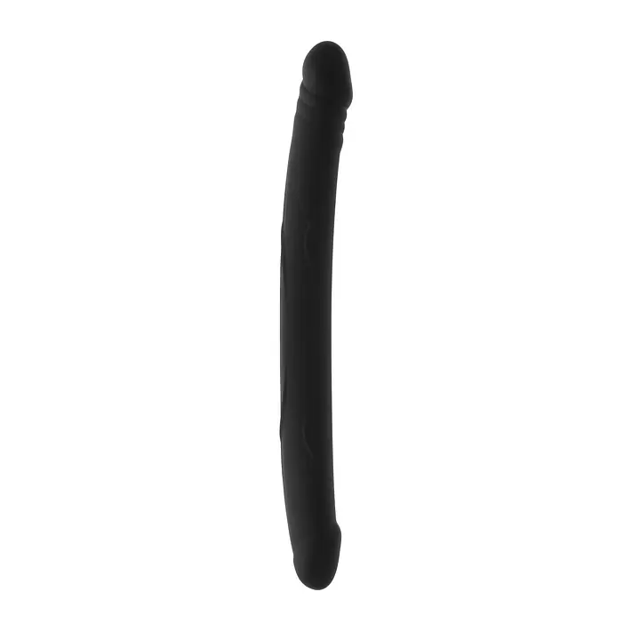 Фалоімітатор двосторонній Dorcel Real Double Do Black, діаметр 4 см, довжина 42 см - Master