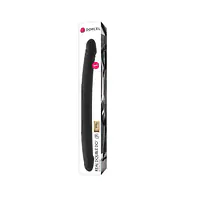 Фалоімітатор двосторонній Dorcel Real Double Do Black, діаметр 4 см, довжина 42 см - Master