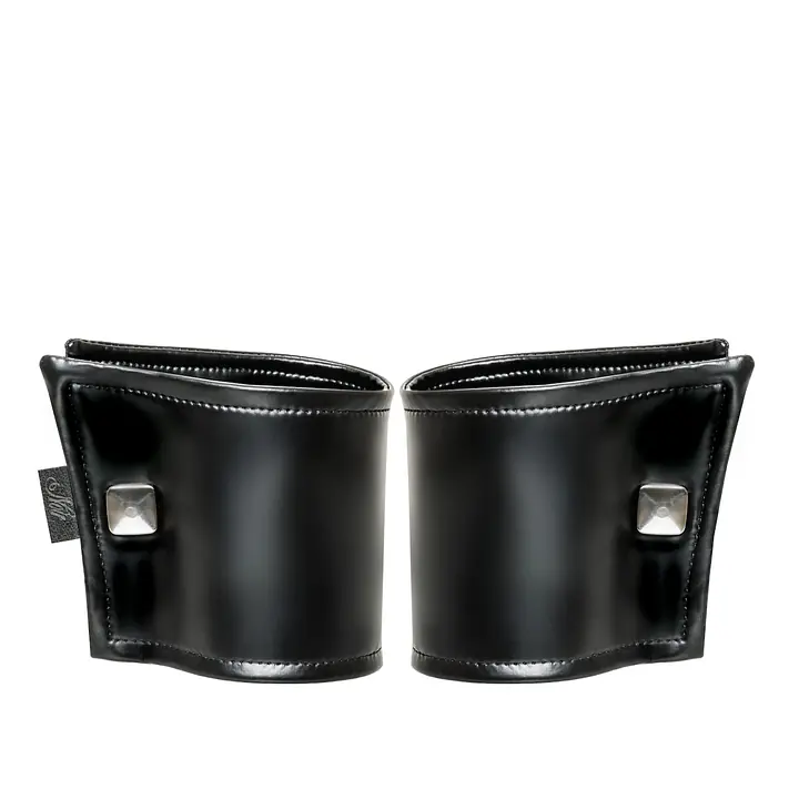 Чоловічі браслети з потайним гаманцем Noir Handmade H075, пара, під латекс, потайна блискавка - Master
