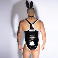 Чоловічий костюм зайчика JSY «Невтомний Мет» One Size, боді, метелик, вушка - Master