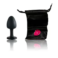 Анальна пробка Dorcel Geisha Plug Ruby M з кулькою всередині, створює вібрації, макс. діаметр 3,2см - Master