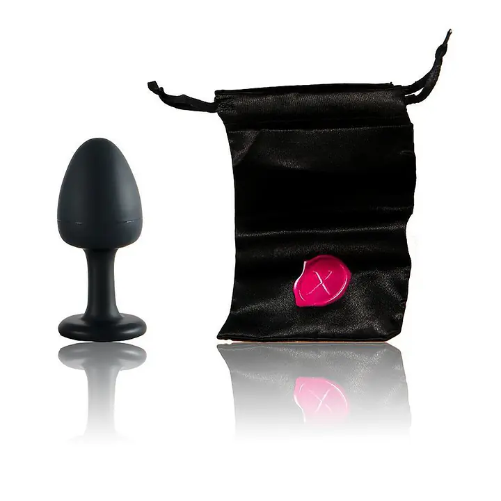 Анальна пробка Dorcel Geisha Plug Ruby M з кулькою всередині, створює вібрації, макс. діаметр 3,2см - Master