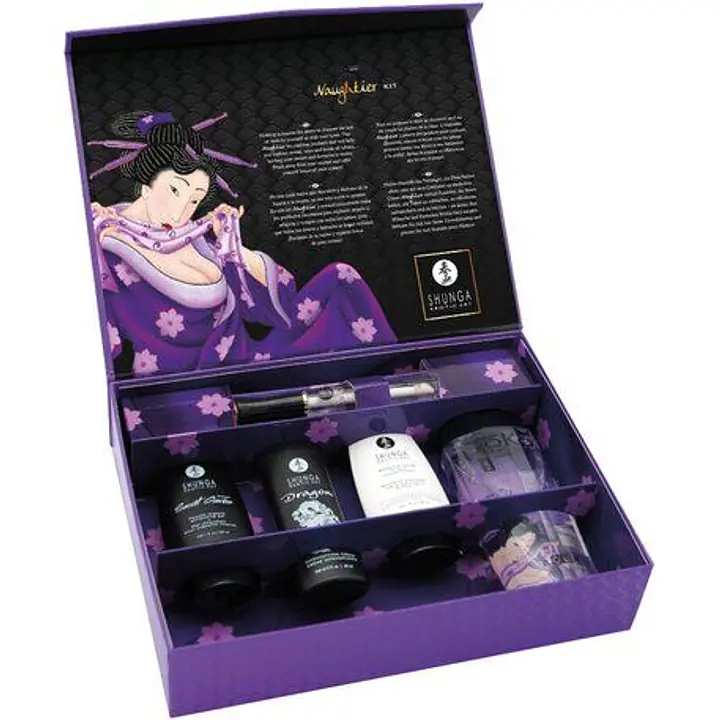 Подарунковий набір Shunga Naughtier Kit, 5 продуктів для інтимної стимуляції - Master