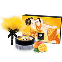 Смачна пудра для оральних пестощів Shunga Body Powder Luscious Mango, 75 г, аромат манго - Master
