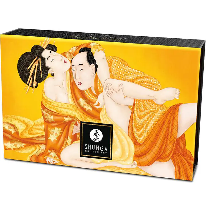 Смачна пудра для оральних пестощів Shunga Body Powder Luscious Mango, 75 г, аромат манго - Master