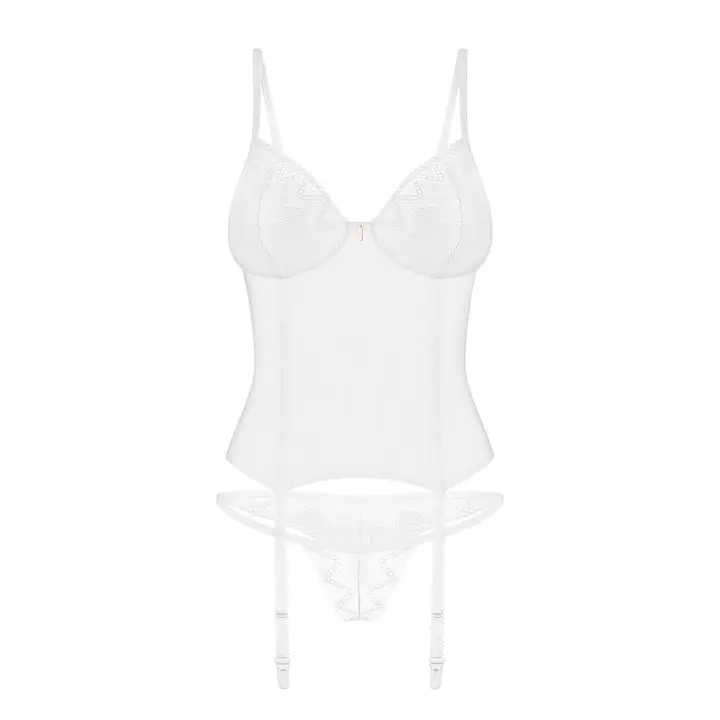 Корсет Obsessive Alissium corset&thong M/L (м'ята упаковка!!!) - Master