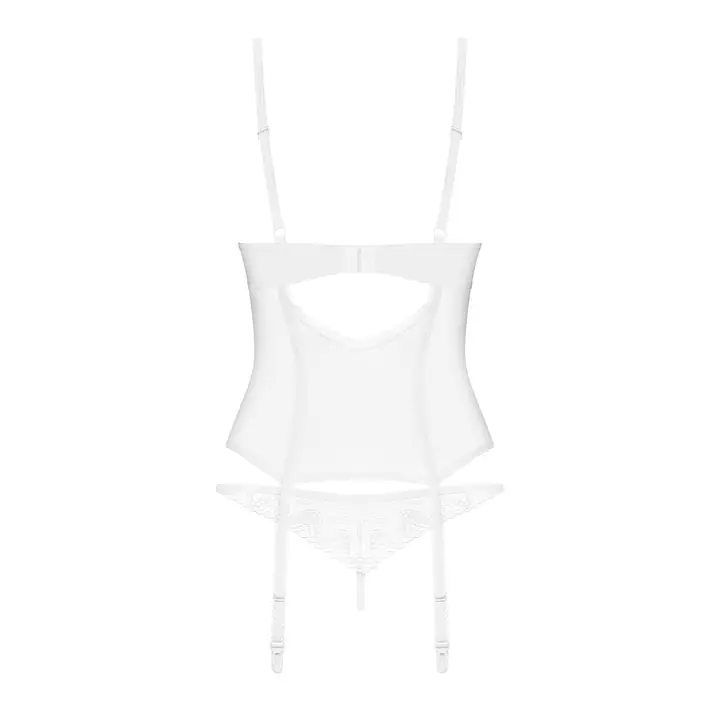 Корсет Obsessive Alissium corset&thong M/L (м'ята упаковка!!!) - Master