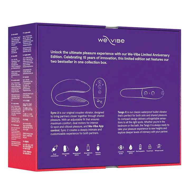 Подарунковий набір We-Vibe 15 Year Anniversary Collection - Master
