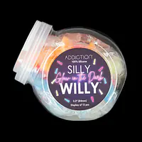 Набір фалоімітаторів ADDICTION Silly Willy Glow in the Dark 12 шт - Master