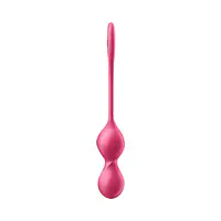 Вагінальні смарт-кульки з вібрацією Satisfyer Love Birds 2 Connect App Red, 86 г, пульт ДК - Master