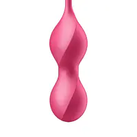 Вагінальні смарт-кульки з вібрацією Satisfyer Love Birds 2 Connect App Red, 86 г, пульт ДК - Master