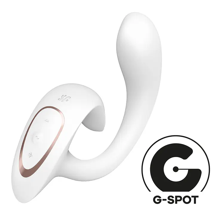 Вагінально-кліторальний вібратор Satisfyer G for Goddess 1 White, 2 мотори - Master
