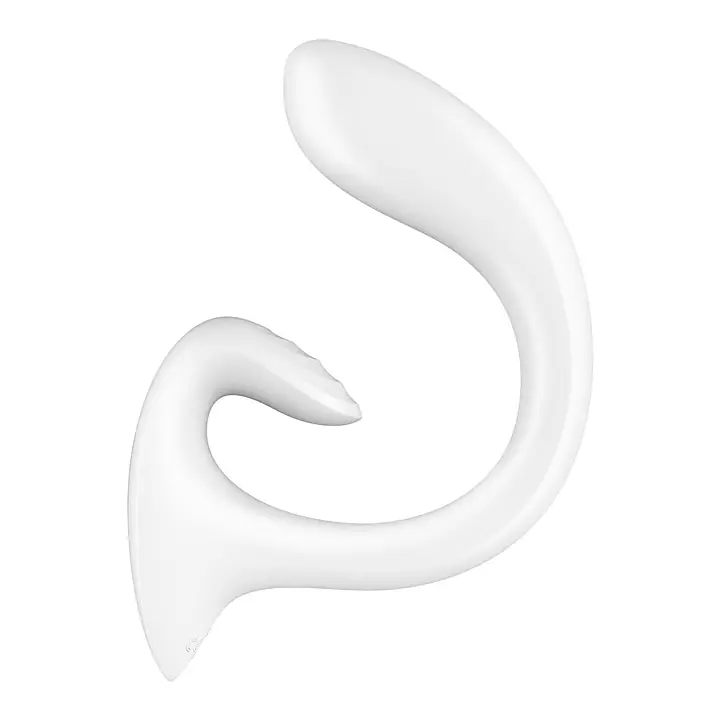 Вагінально-кліторальний вібратор Satisfyer G for Goddess 1 White, 2 мотори - Master