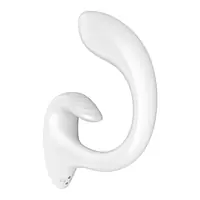 Вагінально-кліторальний вібратор Satisfyer G for Goddess 1 White, 2 мотори - Master