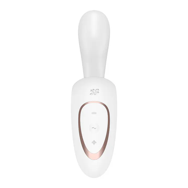 Вагінально-кліторальний вібратор Satisfyer G for Goddess 1 White, 2 мотори - Master