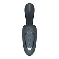 Вагінально-кліторальний вібратор Satisfyer G for Goddess 1 Dark Grey, 2 мотори - Master