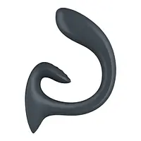 Вагінально-кліторальний вібратор Satisfyer G for Goddess 1 Dark Grey, 2 мотори - Master
