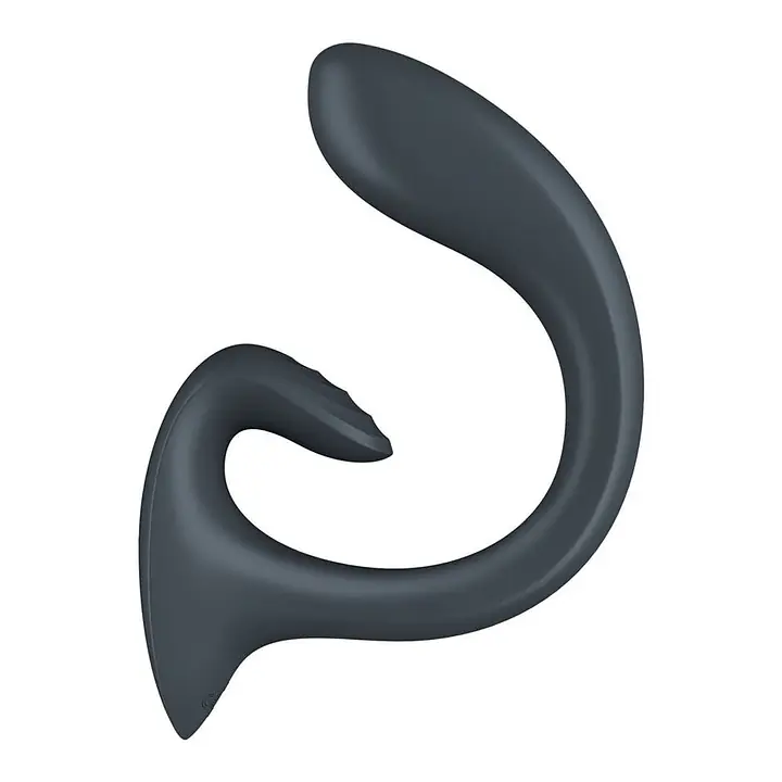 Вагінально-кліторальний вібратор Satisfyer G for Goddess 1 Dark Grey, 2 мотори - Master
